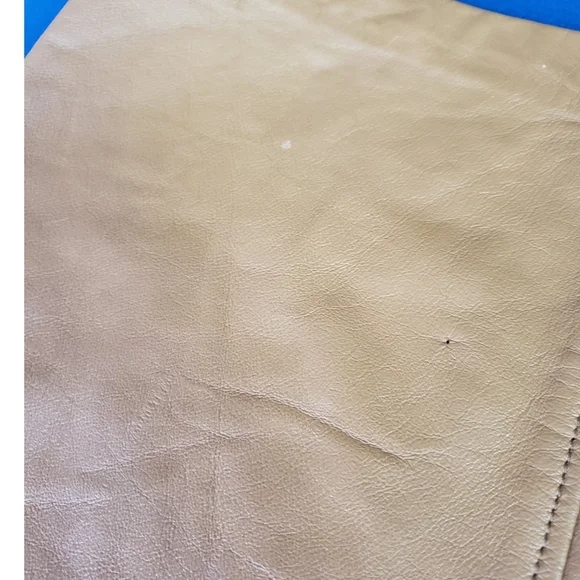 STEVE MADDEN vintage high waisted flare leg leather pants 10 - Picture 8 of 9